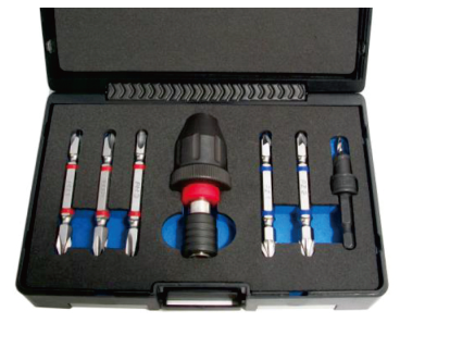 5PCS DOUBLE HEAD BITS & MINI DRILL CHUCK SET
