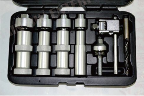 UNIVERSAL RATCHETING PUNCH PERFECT HOLES INTO BUMPERS - WITHOUT BIG EFFORT.