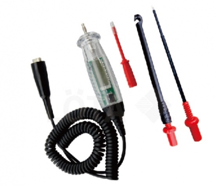 6-24V DIGITAL CIRCUIT TESTER WITH PIERCE PROBE, LONG PROBE AND SMALL PROBE