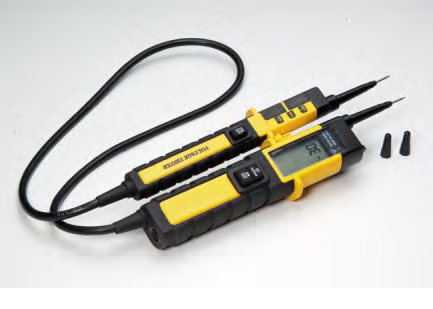 VOLTAGE TESTER WITH LED/LCD DISPLAY