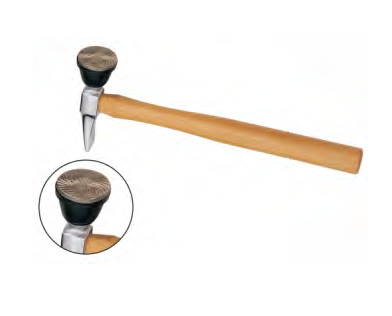 HAMMER WITH SHOCK ABSORBER FOR FLATTENING