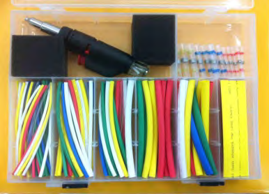 174 PCS HEAT SHRINK TUBE /TOOLS KIT
