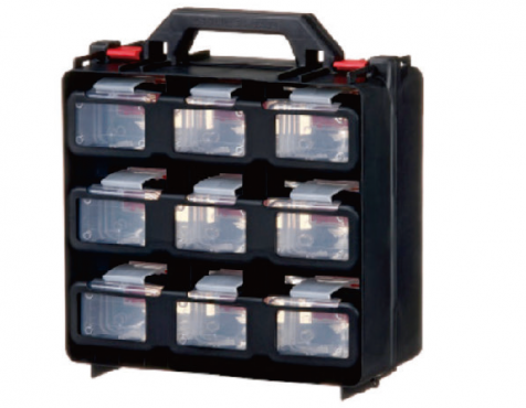 ASSORTED CASE WITH VARIOUS COMPARTMENTS