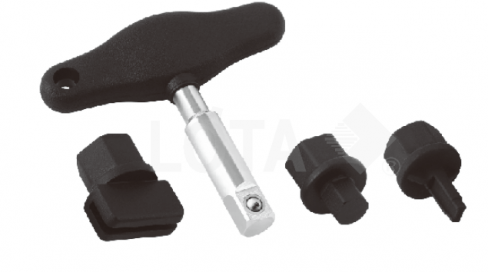TOOL SET FOR PLASTIC OIL DRAIN PLUG