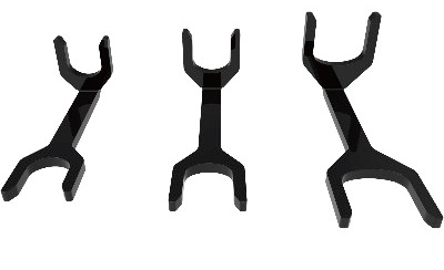 IESEL DEF TUBE RELEASE FORK TOOL SET (22.7MM & 25.4MM & 34.6MM)