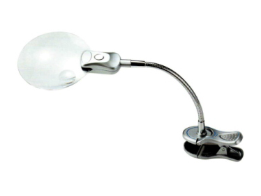 3.5" CLIP LED LIGHTED HANDHELD MAGNIFIER