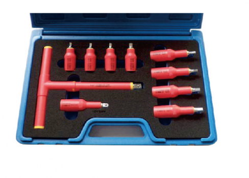 11 PCS VDE HEX BIT SOCKET SET - SAE
