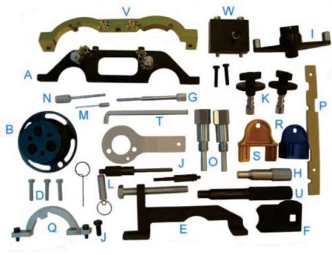 23 PCS TIMING TOOL SET FOR OPEL / VAUXHALL (GM)