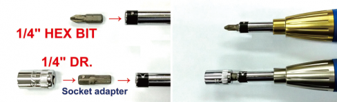 PRESET TORQUE SCREW DRIVER - 4PC SET