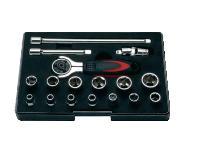 18PCS 1/4",DR. SOCKET SET