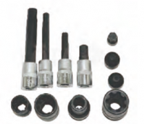11PCS BRAKE CALIPER BIT AND SOCKET SET