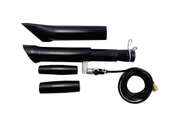 BLOW SUCTION GUN WITH BALL ROTATABLE TUBE