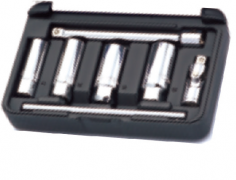 7 PCS 3/8”DR. SPARK PLUG SOCKET SET