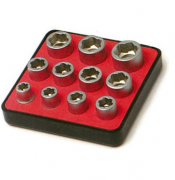 11 PCS 3/8" DR. ANTI-SKID-SOCKET SET