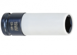 IMPACT WHEEL LUG SOCKET  WITH PROTECTIVE SLEEVE