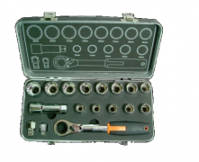 17 PCS 19 MM GO THROUGH SOCKET SET