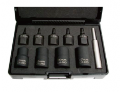 10PCS 3/8" & 1/2"DR. BOLT & TWIST SOCKET SET