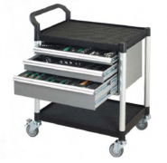 STANDARD 2 SHELVES TOOL TROLLEY