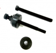 This tool offers easy, damage- free installation of power steering pump pulleys. It works on 1988-'95 GM Quad 4 engines; 1990-'94 Chevrolet Lumina APV, Oldsmobile Silhouette, and Pontiac Trans Sport vehicles; 1990-'94 3.1L V-6 engines; 1994- newer 3100 GM