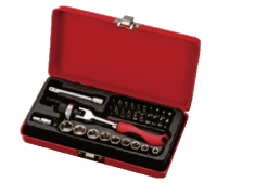 32PC S1/4" RATCHET DRIVER SET