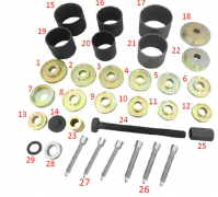 FRONT & REAR WHEEL DRIVE BEARING REMOVAL ADAPTER PULLER PULLEY TOOL KIT