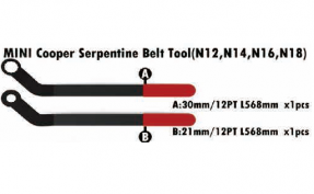 MINI COOPER SERPENTINE BELT TOOL (N12, N14, N16, N18)