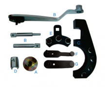 DIESEL ENGINE SETTING/LOCKING KIT - VOLKSWAGEN 2.5 TDi -PUMPE DUSE- GEAR DRIVE